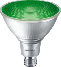 Bombillo Led 13,5W-Par38-E27-Verde-400L-IP65